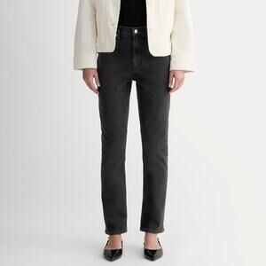 Everlane Organic Cotton The Original Cheeky Jean Washed Black NWT Size 32S